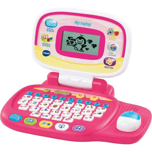VTech My Laptop Interactive Educational Kids Laptop with 30 Activities, 3-5 Years, Pink