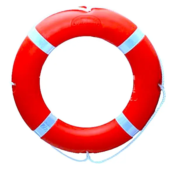 AL ARQAM Lifebuoy Ring 4.30 Kg, Marine Safety Life Buoy for Pool, Boat, Ship & Water Rescue