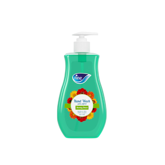FINE Hand Wash Morning Breeze 450ml – Gentle Cleansing with Fresh Morning Fragrance – 6ST/CTN