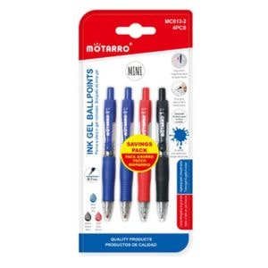 MOTARRO Gel Ink Ballpoint Pen MC013-2,  Smooth Writing Gel Pen with Comfortable Grip Quick Dry, No Smudge Ideal for School, Office & Everyday Use