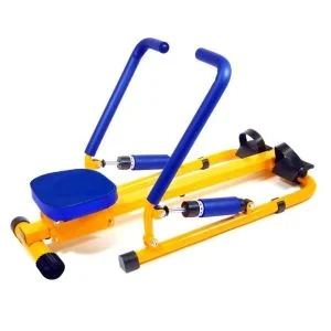 AL ARQAM Gym Double-Rail Rower for Kids - Essential Fitness Equipment for Children, Indoor & Outdoor Use, 87x53x18cm