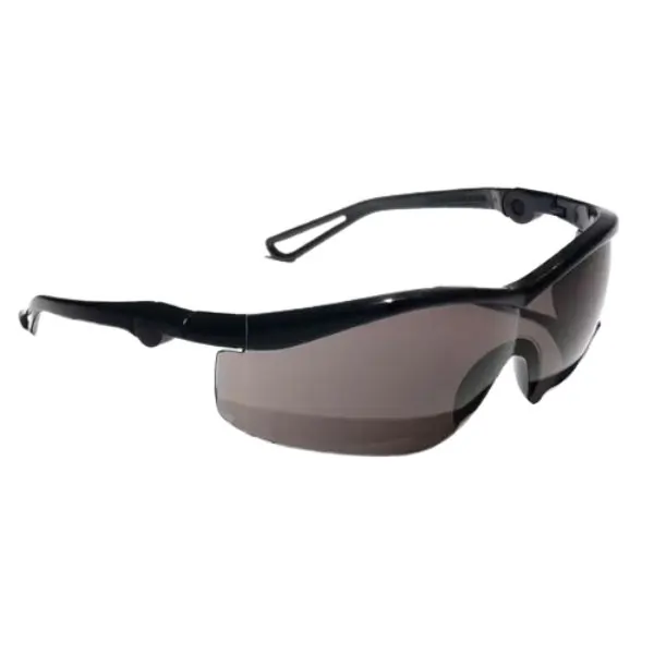 AL ARQAM V191 Safety Spectacles with Anti-Fog Coating, Dark Lens Protective Eyewear for Industrial, Construction & Lab Use