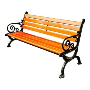 AL ARQAM 150cm Heavy-Duty Outdoor Bench – Aluminum Legs & Pine Wood, Rust-Resistant, Spacious & Comfortable, Easy Assembly