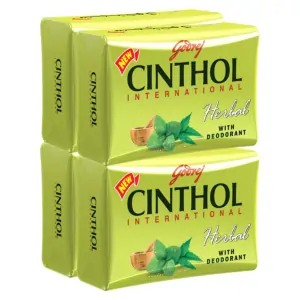 Cinthol Herbal Bath Soap – 99.9% Germ Protection, 175g (48PCS/CTN)