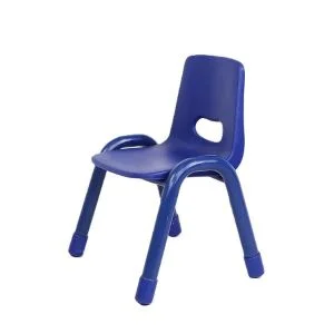 AL ARQAM 28cm Kids Classroom Study Chair with Metal Legs – Perfect for Kindergarten & Nursery Education Rooms, Blue