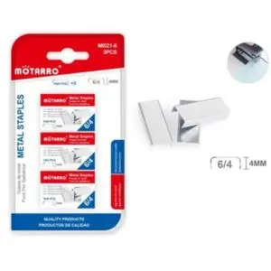 MOTARRO Metal Staples MI021-6, Heavy Duty Standard Staples for Office, School & Home Use – Universal Stapler Refills Made of Durable Steel