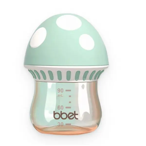 BBET Mushroom Milk Bottle 90ML – BPA-Free Baby Feeding Bottle for Infants & Toddlers