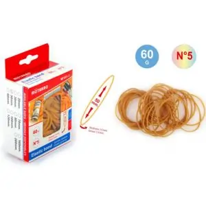 MOTARRO Elastic Rubber Band MF001-3, Durable Multi-Purpose Rubber Bands for Office, School, Home & Craft Use – Strong Stretchable Bands for Organization & DIY