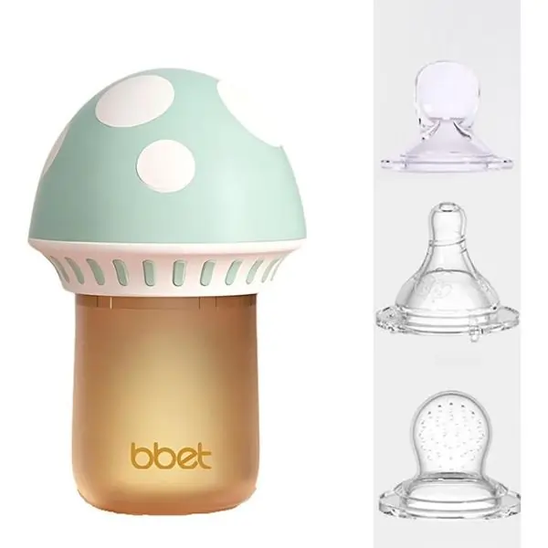 BBET Newborn 3-in-1 Silicone Feeding Bottle 100ML – Unbreakable, BPA-Free Infant Bottle for Newborns & Toddlers