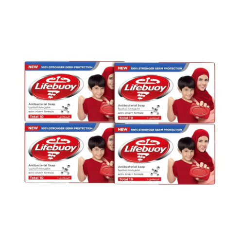Lifebuoy Total 10 Soap Bar 135g – Antibacterial Protection, Germ Shield Formula  (72pcs/ctn)