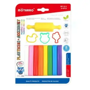 MOTARRO Air Dry Clay Set for Kids ME132-5,  Colors Modeling Clay Kit with Tools & Storage Box – Soft, Non-Toxic DIY Craft Clay for School Projects & Art Activities