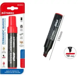 FREE MOTARRO Permanent Marker MC035-3,  Fine Tip, Black Ink, Quick Dry, Waterproof & Fade Resistant – Ideal for Office, School, Home & Industrial Use