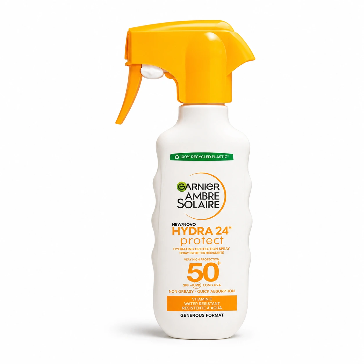 Garnier Ambre Solaire Hydra 24H Protect SPF 50+ Sunscreen Spray, Moisturizing Sun Protection Body Spray(12pcs/ctn)