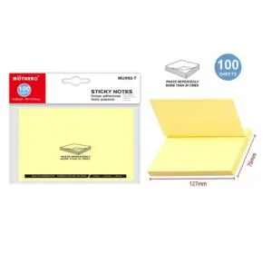 MOTARRO Sticky Notes MU002-7, Pastel Color Self-Adhesive Memo Pads for Office, School & Home – Removable Sticky Note Pads for Quick Reminders, To-Do Lists & Daily Planning