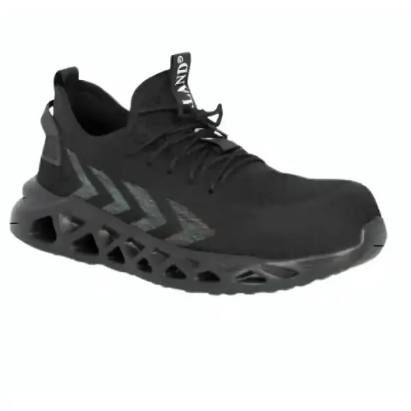 WORKLAND Low Ankle Shoe Black – Non-Metal Protective Work Footwear, Lightweight & Durable
