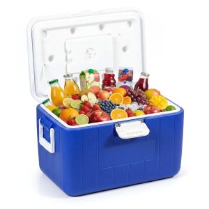 AL ARQAM 50L Portable Cooler Box – Heavy Duty Insulated Ice Chest with Sturdy Handle – Large Capacity Outdoor Chiller for Camping, Fishing, Road Trips & Beach – Keeps Food & Drinks Cold for 48+ Hours