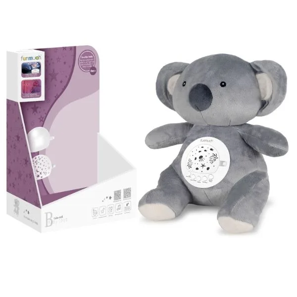 funmuch Baby Soothing Musical Plush Koala Toy, Soft Stuffed Animal Sleep Aid with Sound Machine for Newborns & Infants
