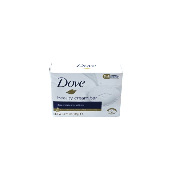 Dove Beauty Soap Cream Bar White 135g (48pcs/ctn)