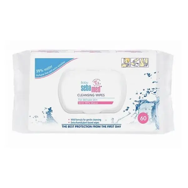 Sebamed Baby Wet Wipes - 99% Purified Water, Gentle & Irritation-Free Cleaning (15PK/CTN)
