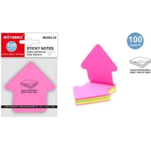 MOTARRO Sticky Notes MU002-25, Neon Color Self-Adhesive Memo Pads for Office, School & Home – Removable Sticky Note Pads for Quick Reminders, To-Do Lists & Daily Organization