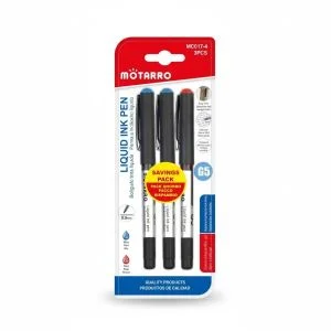 MOTARRO G5 Liquid Ink Pens MC017-4 – 0.5mm Fine Tip, Smooth Writing, Quick-Dry Ink