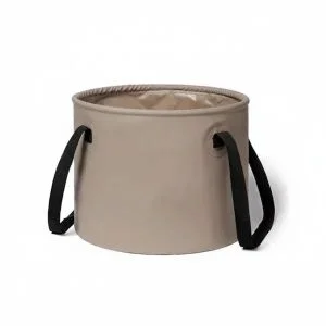 AL ARQAM 20L Collapsible Camping Bucket, Portable Folding Water Container with Sturdy Handles, Multipurpose Leakproof Wash Basin for Hiking, Fishing, Boating and Gardening, Space-Saving Outdoor Gear