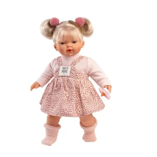 Llorens Roberta Handmade Doll  33cm Realistic Spanish Baby Doll | Soft Body | Premium Gift for Kids Ages 3+