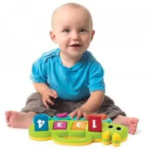Infantino Light n Sound Pop Up Buddy - Educational Musical Toy for Coordination and Motor Skills, Multicolour, 12M+