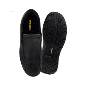 BSW WESTER Slip On Safety Shoe Black Microfiber