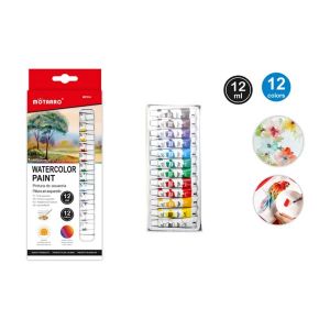 MOTARRO Watercolor Paint Set MP054 Vibrant Non-Toxic Quick-Dry Watercolor Paints for Kids Students and Artists Ideal for School Home and Professional Use