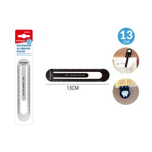 MOTARRO Bookmark Ruler MI086-2 – Dual-Function Plastic Ruler and Page Marker for School, Office & Reading