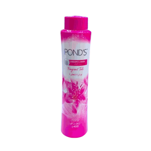 Ponds Dream Flower Fragrant Talcum Powder with Pink Lily| Perfumed Talc with Refreshing Floral Fragrance & Vitamin B3| Fine Textured Talc Absorbs Sweat & Prevents Odour 400ml (25pcs/ctn)