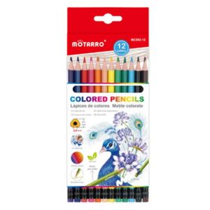 MOTARRO Erasable Colour Pencils MC092-12,  Premium Erasable Colored Pencils for Kids & Adults – Smooth Coloring & Easy Erasing