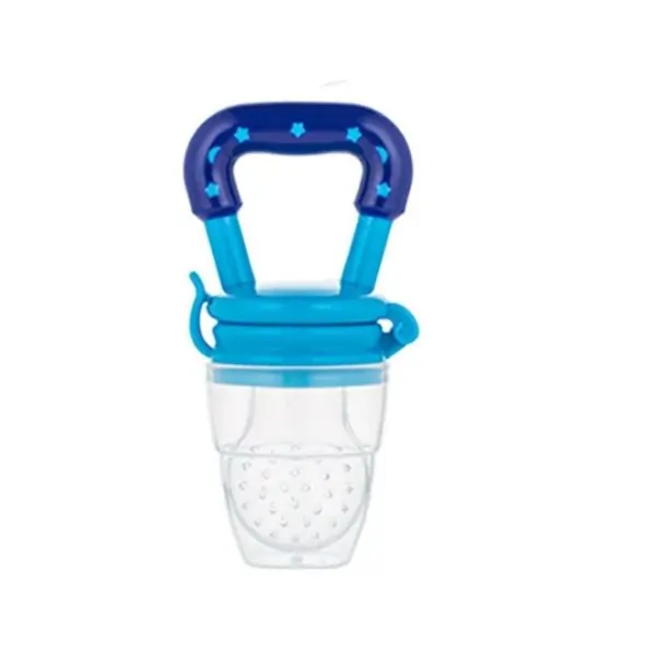 Hercules Bear Silicone Baby Fruit Feeder Pacifier, BPA-Free Infant Food Feeder for Fresh Fruits & Vegetables, Teething Soother for Babies