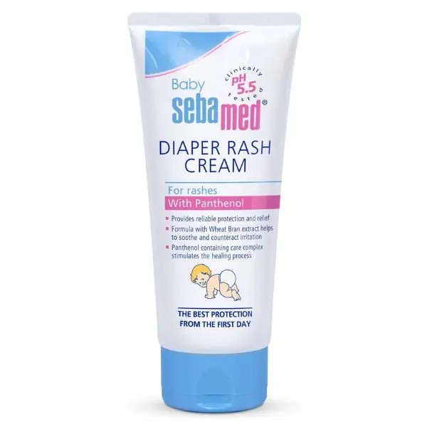 Sebamed Diaper Rash Cream 200 ml | pH 5.5 | Baby Diaper Rash Protection & Skin Barrier Cream (12PCS/CTN)