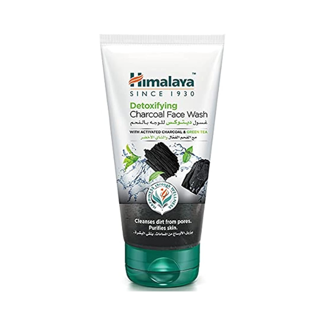 Himalaya Since 1930 Detoxifying Charcoal Face Wash help remove dirt & purify the skin, leaving refreshed -150ml| No.1 Face Wash Brand in UAE (24pcs/ctn)