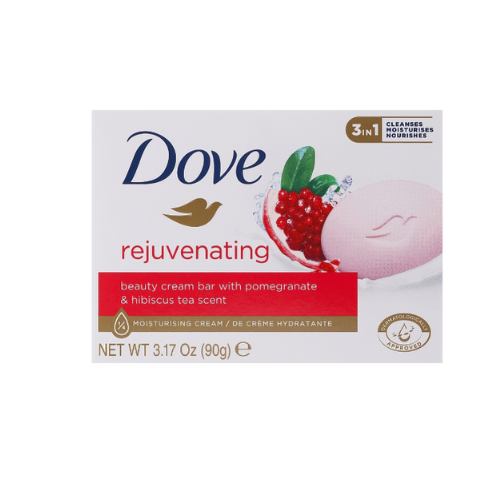 Dove Rejuvenating Bar Pomegranate & Hibiscus Tea, 3.17oz 90gm (12set/ctn)