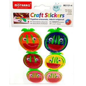 MOTARRO Craft Stickers MU131-4, Colorful DIY Stickers for Scrapbooking, Arts & Crafts, School Projects, Kids & Adult Creative Projects RRO Craft Stickers
