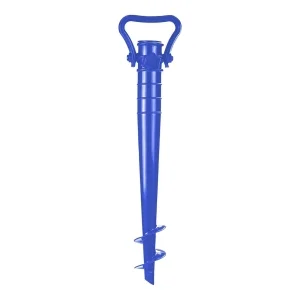 AL ARQAM Heavy Duty Beach Umbrella Anchor – Universal Sand & Grass Screw-In Stand Holder for Sun Umbrellas, Fishing Poles & Sports Gear