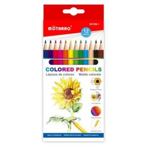 MOTARRO Colored Pencils MC096-1, Premium Soft-Core Pencils for Drawing, Sketching, School & Art Projects – Safe & Non-Toxic