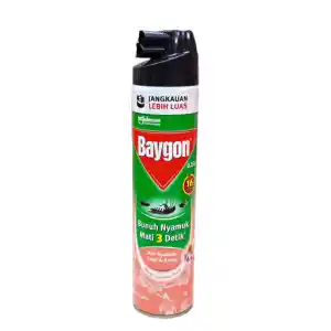 Baygon Japanese Peach Mosquito Killer Wangi 600ML (12PCS/CTN)