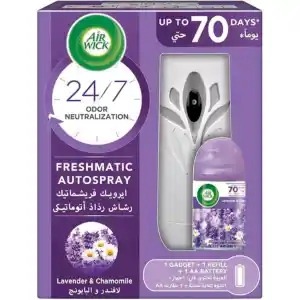 AIR WICK Air Freshener Freshmatic Auto Spray Lavender Chamomile Gadget and Refill 250 ml(4PCS/CTN)