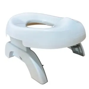 Summer Infant Lightweight My Travel Potty – Portable Toddler Training Toilet, White, Easy to Carry & Compact
