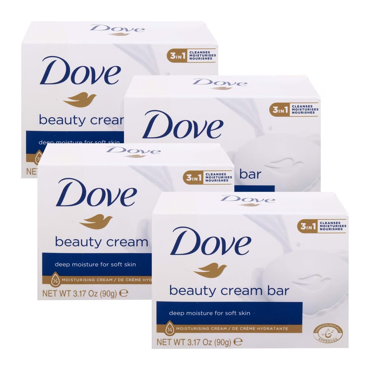 Dove Soap Beauty Cream Bar 90gm (48pcs/ctn)