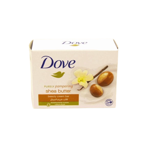 Dove Pampering Beauty Cream Soap Bar, for all skin types, Shea Butter & Vanilla with ¼ moisturizing cream (12set/ctn)