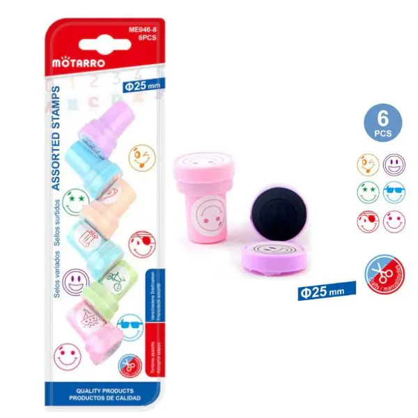MOTARRO Rewards Stamp ME046-8 – Teacher Reward Stamp for Kids, School Grading, Motivation & Classroom Use