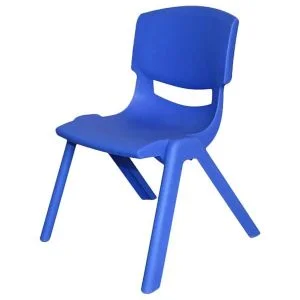 AL ARQAM 28CM Durable Plastic Learning Chair for Children – Sturdy, Lightweight, and Comfortable – Blue