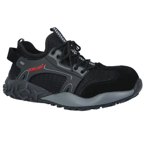 Workland Low Ankle Safety Shoes for Men, Steel Toe Protective Work Footwear, Slip-Resistant Industrial Shoes