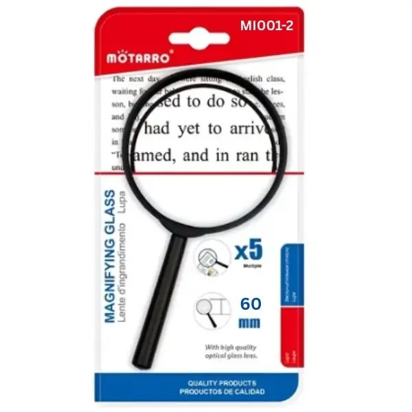 MOTARRO Magnifying Glass MI001-2, Educational Handheld Magnifier for Kids, Science & Learning Activities
