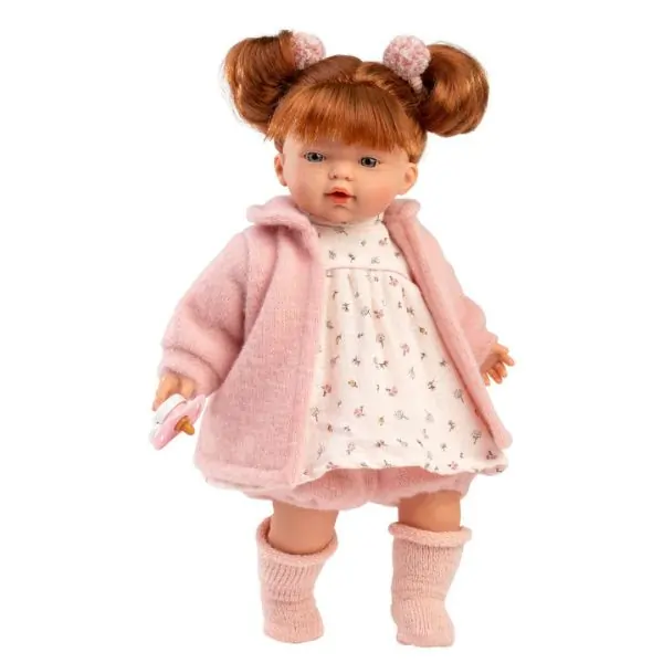 Llorens Lea Handmade Doll 38cm Realistic Spanish Baby Doll | Soft-Body Doll for Kids | Premium Gift Ages 3+